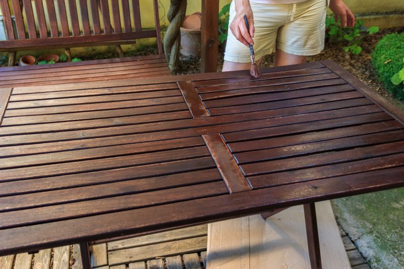Wrought Iron Patio Table Restoration